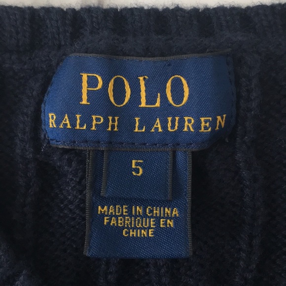 POLO Ralph Lauren navy blue Vest - Picture 3 of 3